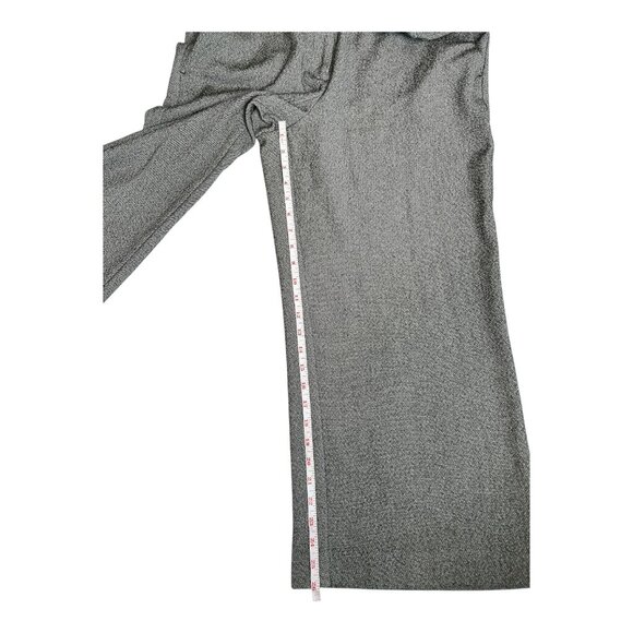 Ann Taylor Factory Wide Leg Women's Size 12 Cropped Pants Blk & White Work Wear - Picture 8 of 9